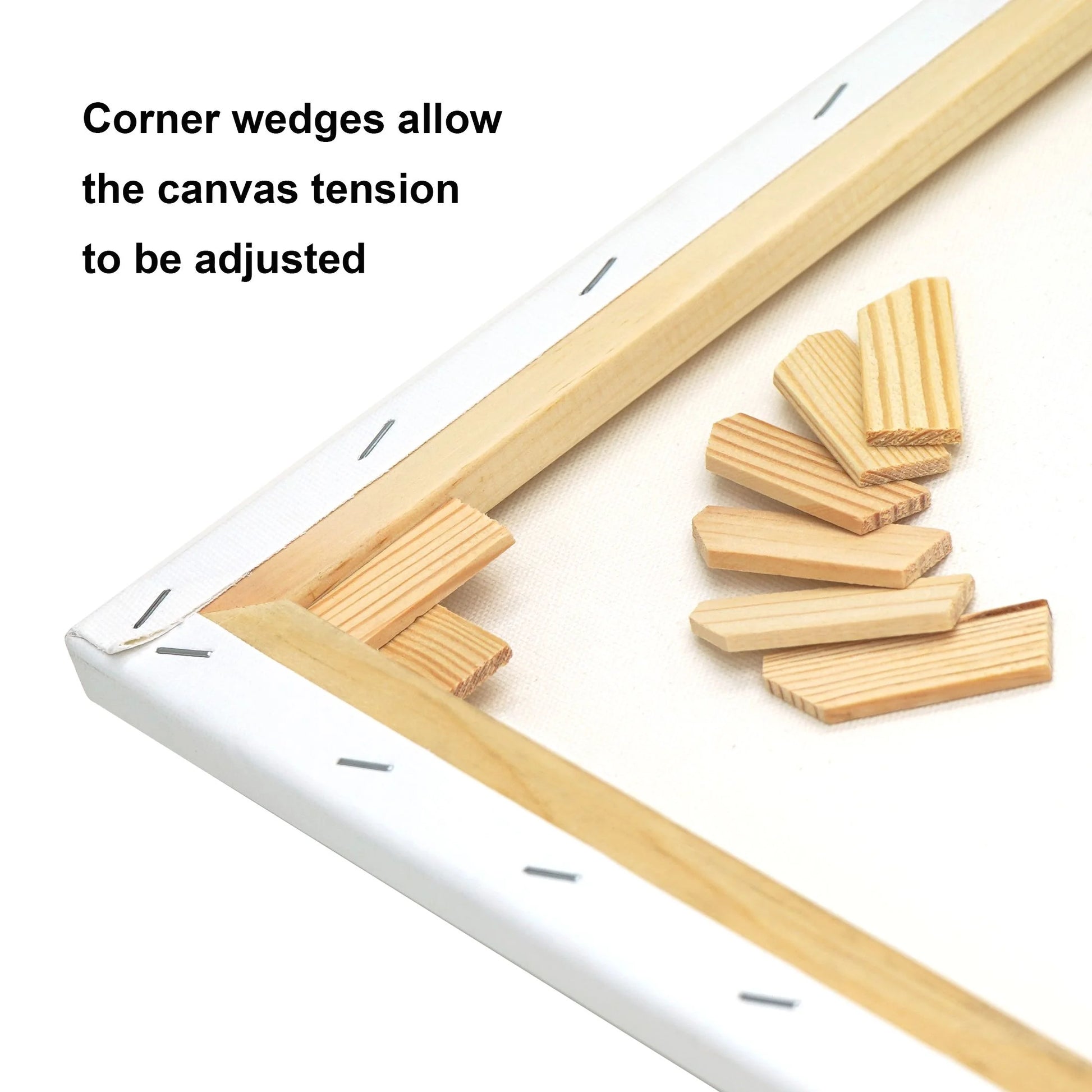 Artist Stretched Canvas, 24"X30", 2 Pack, 100% Cotton Acid Free, White, Deluxe Canvas, for All Skill Levels